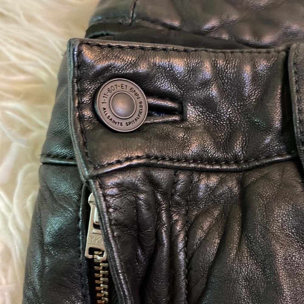 AllSaints Mauritius Leather Pant - Picture 5 of 7